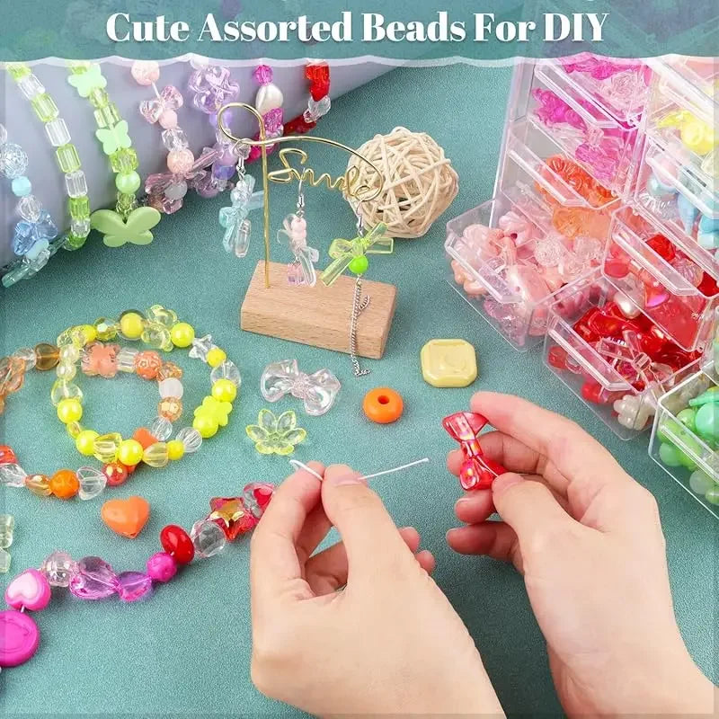 Mixed Acrylic Beads Set for DIY Jewelry Making