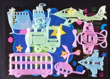 Glow in the Dark Cartoon Butterfly & Stars Wall Stickers – Luminous Noctilucent Decals for Kids Room & Bedroom Decor