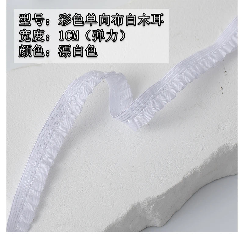 5Meters Elastic Lace Trim Ribbons for Party Dress Decoration Clothing DIY Crafts Supplies Needlework High Quality Sewing Fabric