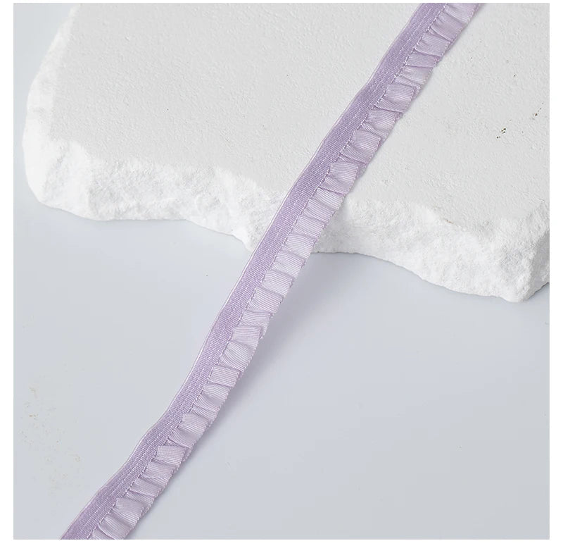 5Meters Elastic Lace Trim Ribbons for Party Dress Decoration Clothing DIY Crafts Supplies Needlework High Quality Sewing Fabric