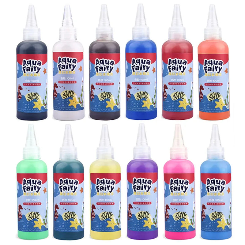 Kids DIY Craft Kit – Handmade Painting Stickers, Montessori Origami & Magic Water Elves Set – Educational Art and Craft Gift