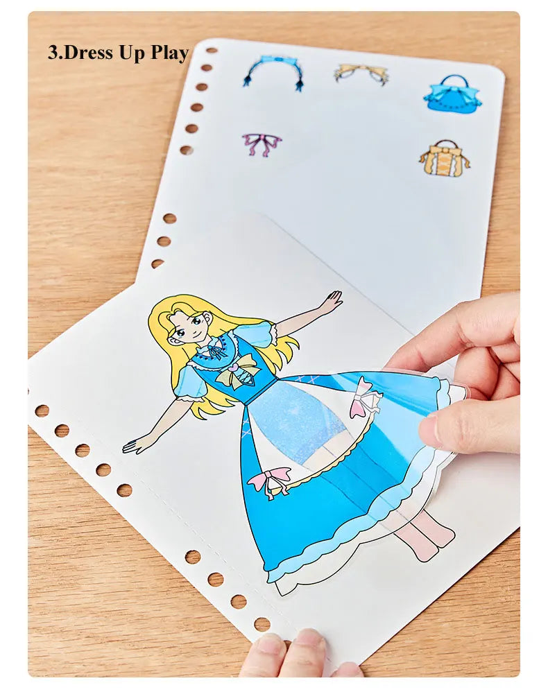 DIY Painting Sticker Craft Kit for Kids – Princess Art Set for Girls – Educational Handmade Activity and Creative Gift