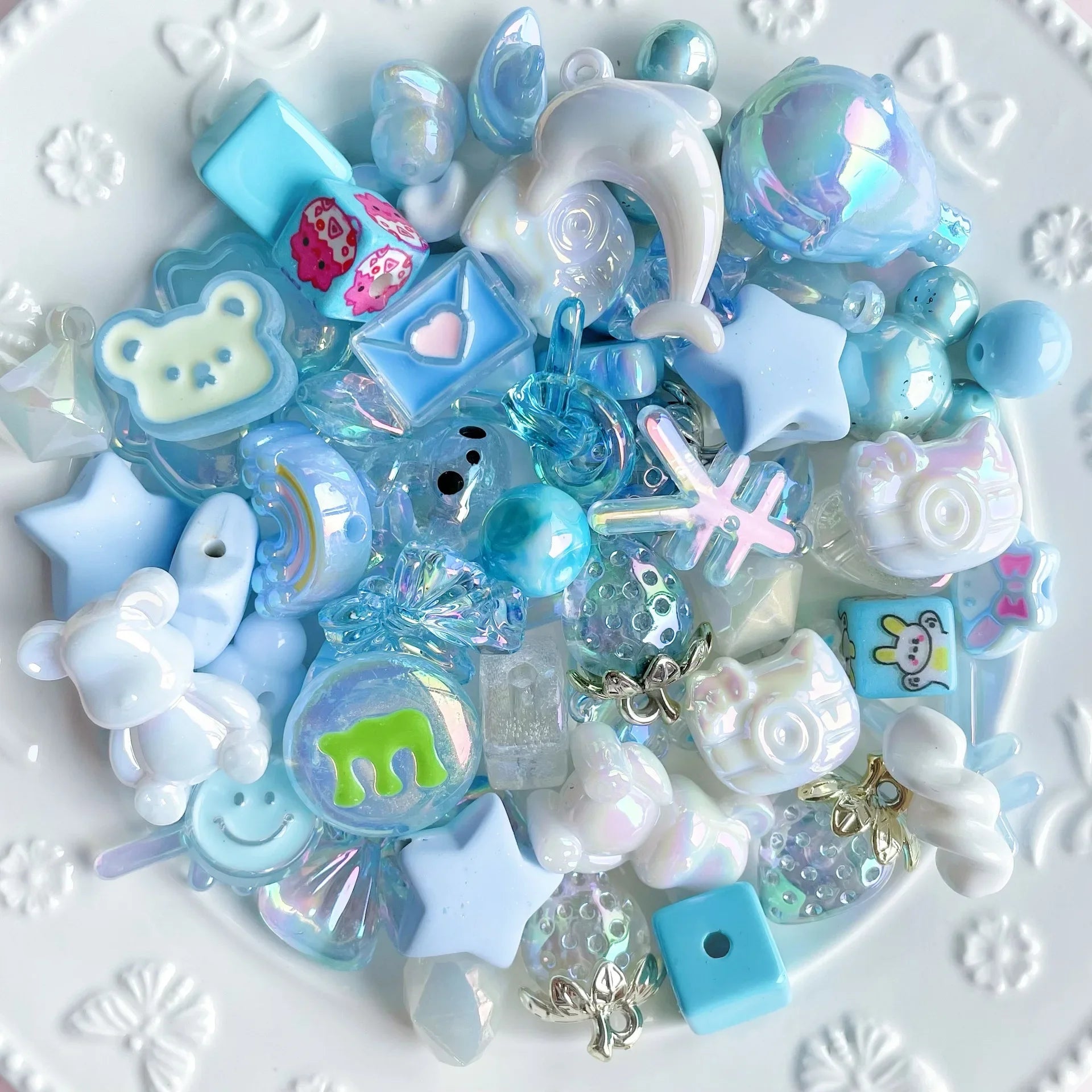 Mixed Acrylic Beads Set for DIY Jewelry Making