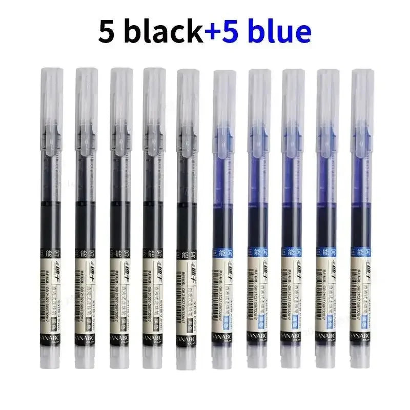 10PCS Needle Tip Gel Pens School & Office Supplies