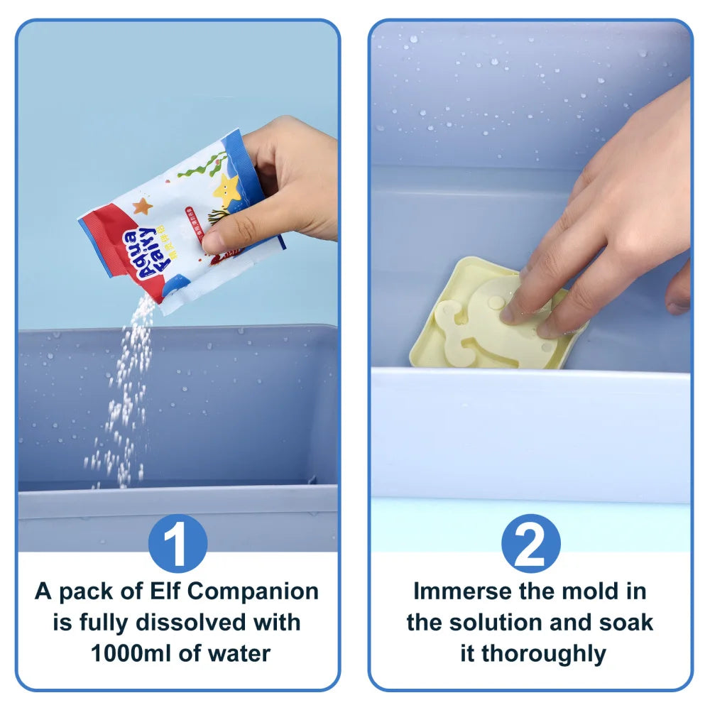 Kids DIY Craft Kit – Handmade Painting Stickers, Montessori Origami & Magic Water Elves Set – Educational Art and Craft Gift