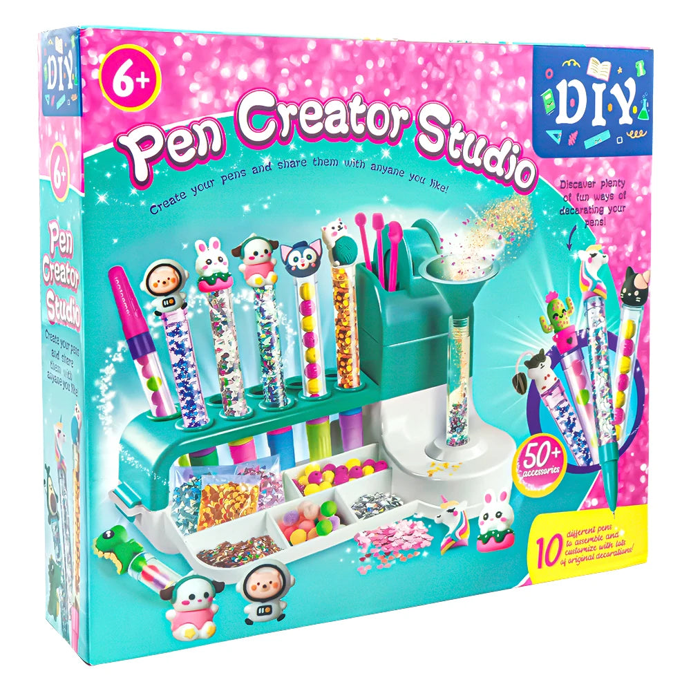 Magic Sand Pen DIY Craft Set for Kids – STEM Educational Toy & Parent-Child Interactive Gift Box