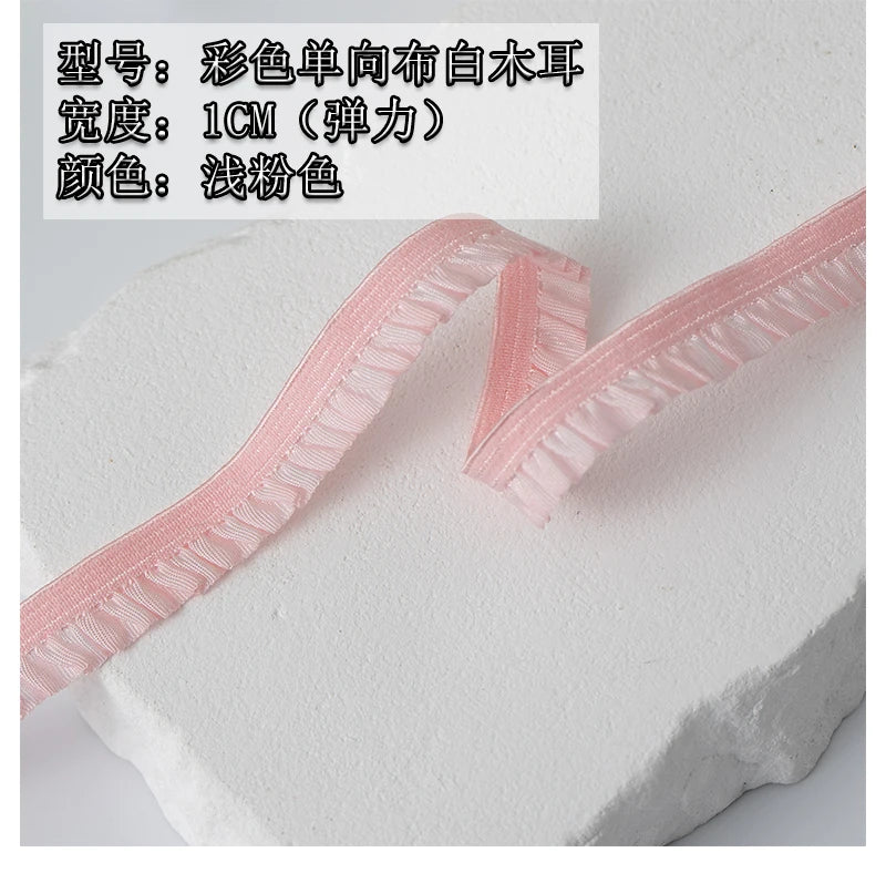 5Meters Elastic Lace Trim Ribbons for Party Dress Decoration Clothing DIY Crafts Supplies Needlework High Quality Sewing Fabric