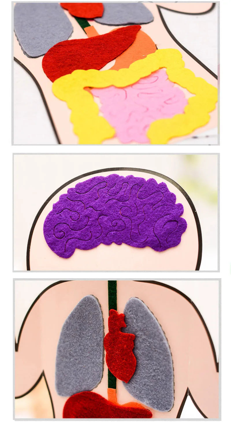 Montessori Non-woven Fabric Lacing Toys for Toddlers Kids Cartoon Animal Sewing Kit Fine Motor Skill Busy Board DIY Art Craft