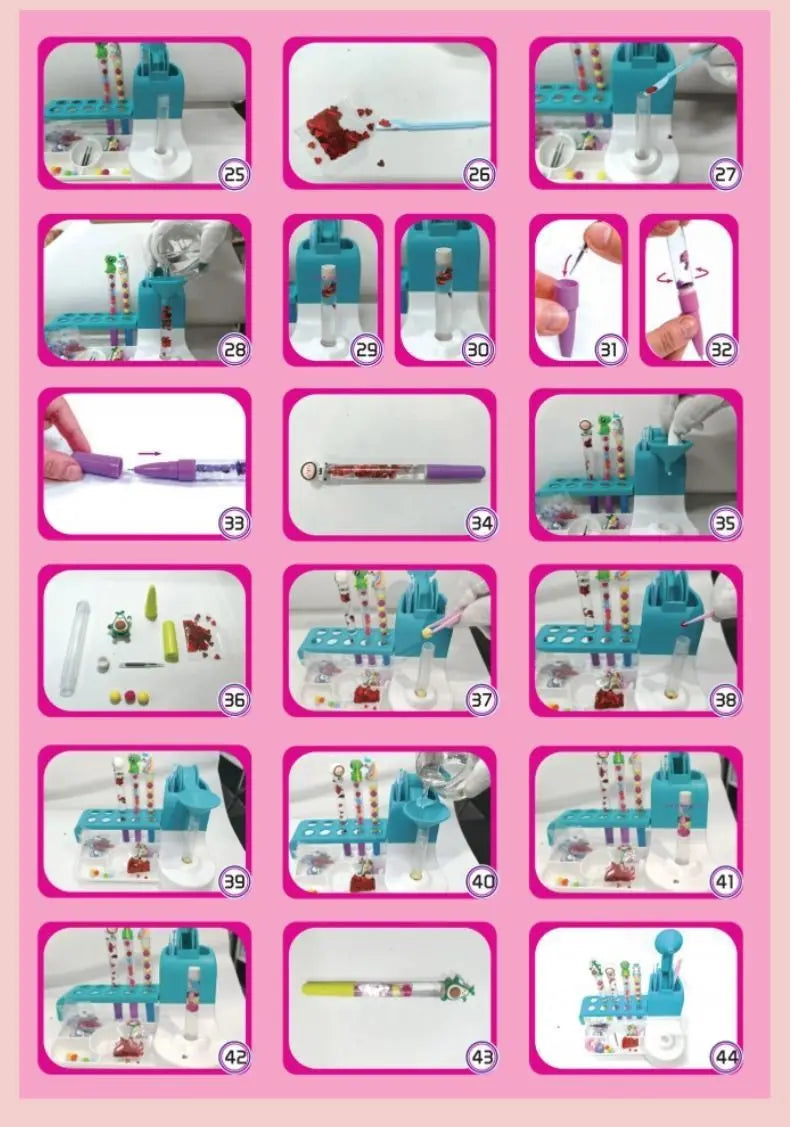 Magic Sand Pen DIY Craft Set for Kids – STEM Educational Toy & Parent-Child Interactive Gift Box