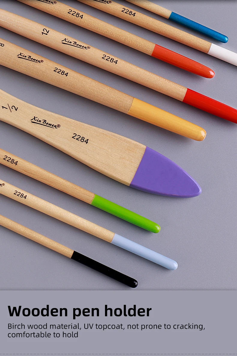 Nylon Paint Brush Set – Art Supplies for Beginners and Professionals, Ideal for Watercolor, Acrylic, and Oil Painting