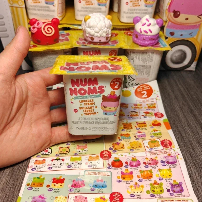 Num Noms Lipgloss Stamp Snow Cones Snackables Blind Box Collectible Toy Figures