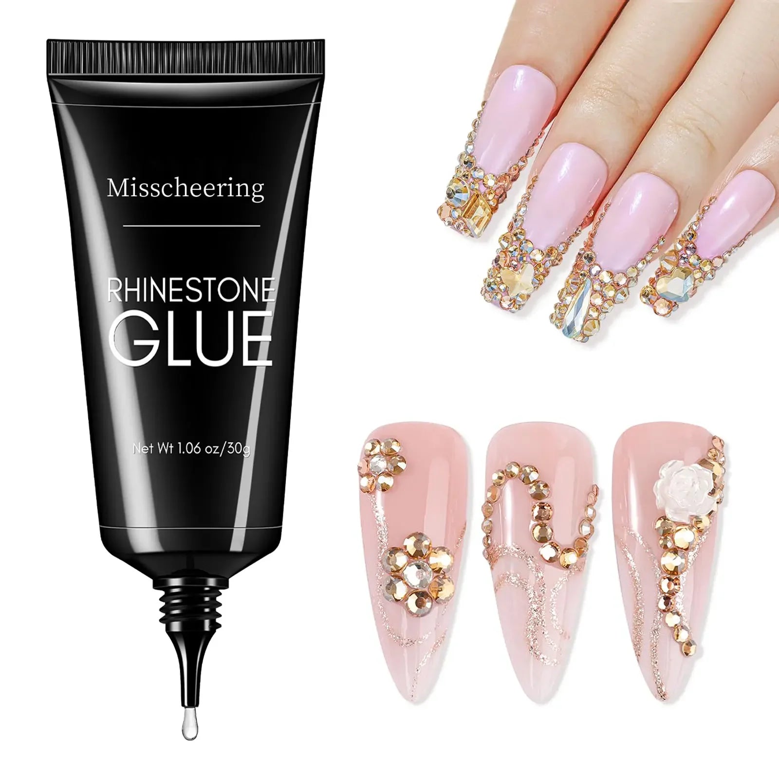 30g Nail Rhinestone Glue Super Strong Gel for Nail Art