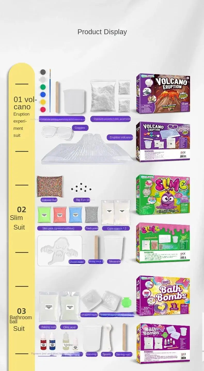 9-in-1 Science Experiment Kit – DIY Soap, Puzzle & Magic STEM Toys for Kids