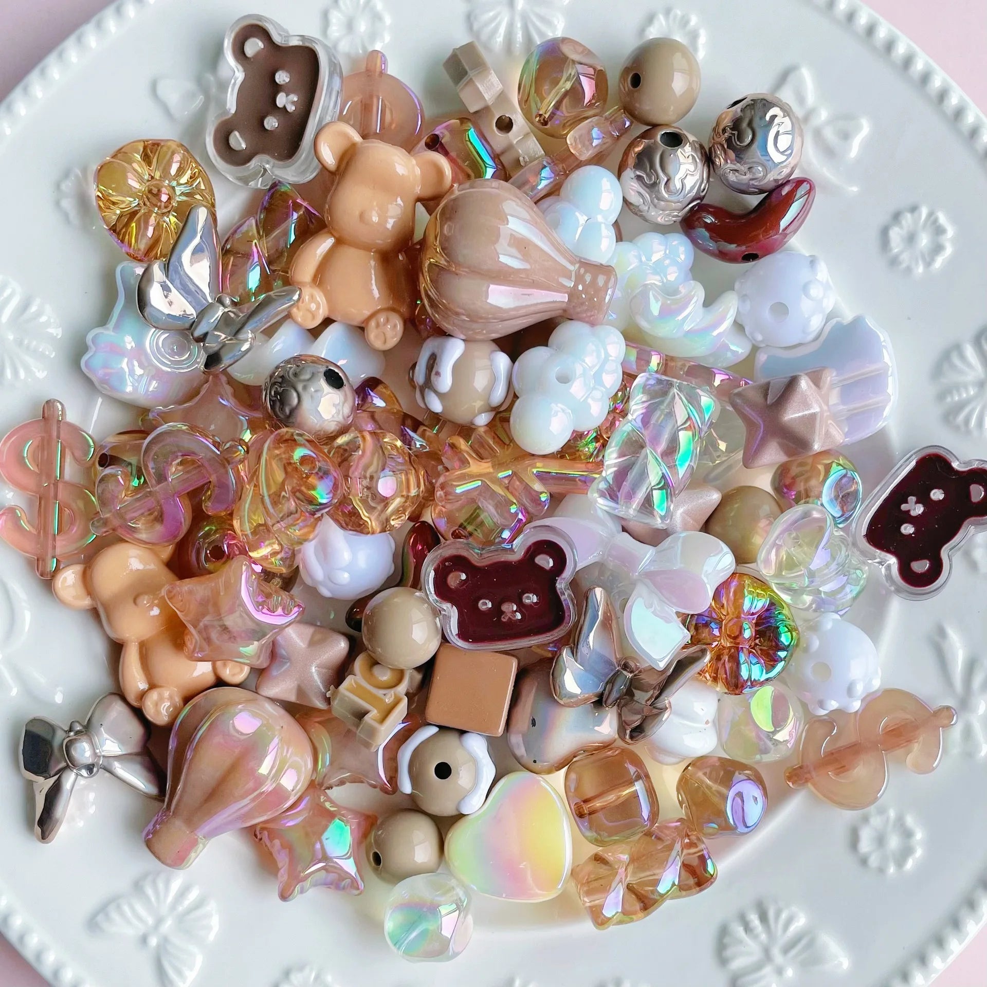 Mixed Acrylic Beads Set for DIY Jewelry Making