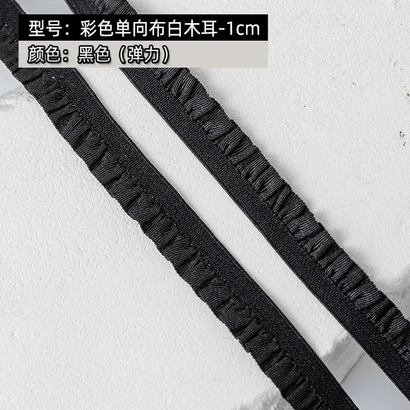 5Meters Elastic Lace Trim Ribbons for Party Dress Decoration Clothing DIY Crafts Supplies Needlework High Quality Sewing Fabric