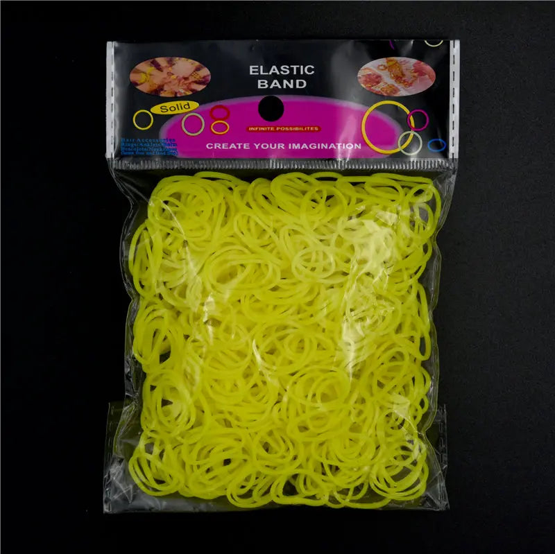 600+ Loom Rubber Band Refill Kit – 31 Colors Bracelet Making Kit for Kids – DIY Weaving Craft Set with Loom Bands Toys