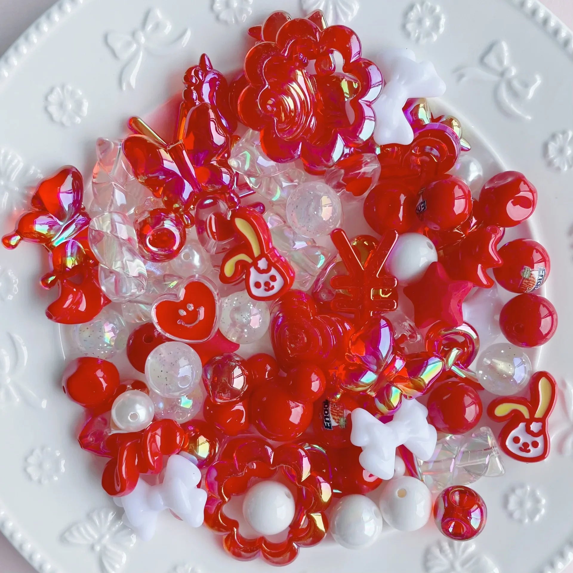 Mixed Acrylic Beads Set for DIY Jewelry Making