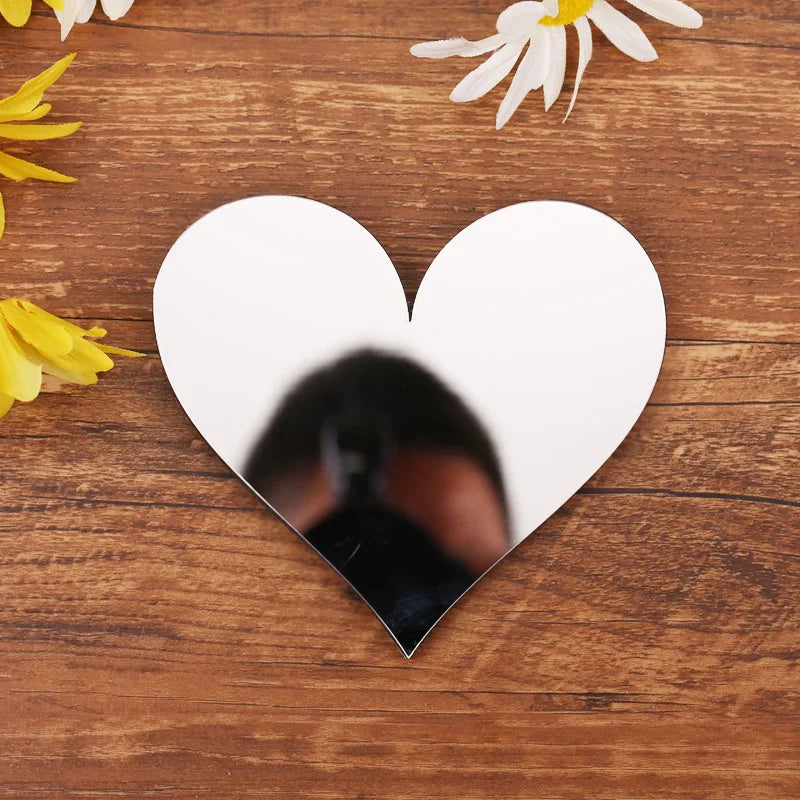 3D Acrylic Mirror Alphabet & House Number Wall Stickers – Decorative DIY Letters and Numbers