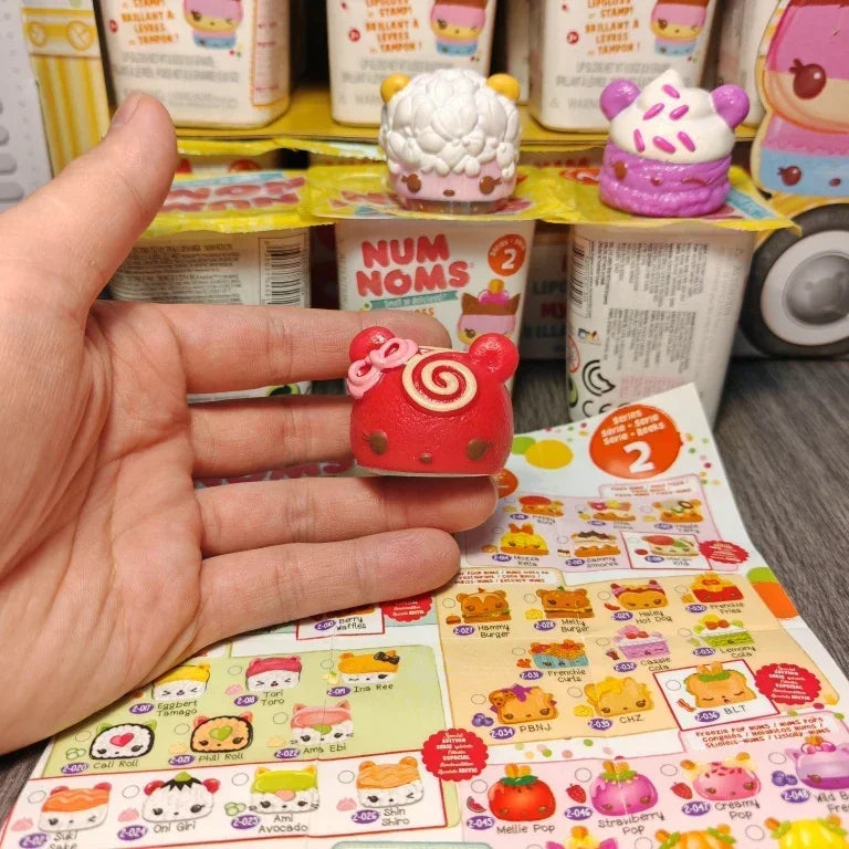 Num Noms Lipgloss Stamp Snow Cones Snackables Blind Box Collectible Toy Figures
