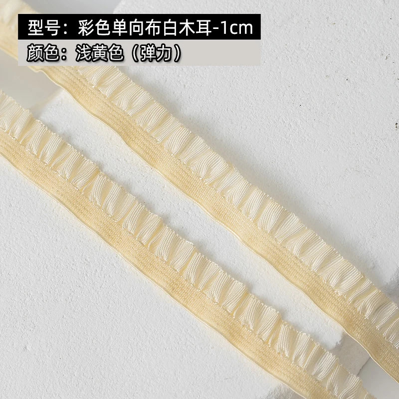 5Meters Elastic Lace Trim Ribbons for Party Dress Decoration Clothing DIY Crafts Supplies Needlework High Quality Sewing Fabric