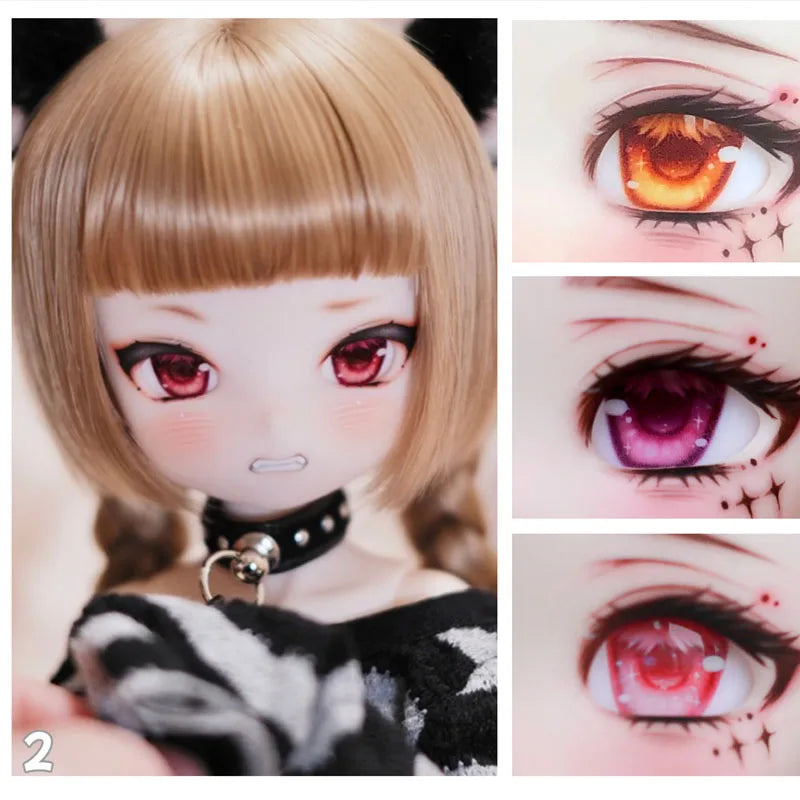 BJD Doll Acrylic Metallic Eyes 10–24mm Accessories