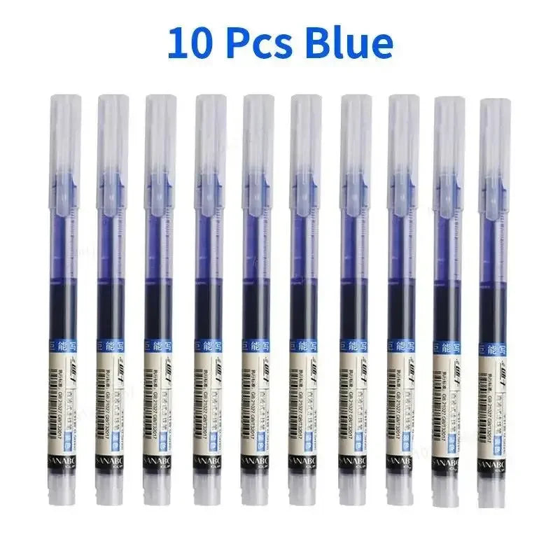 10PCS Needle Tip Gel Pens School & Office Supplies