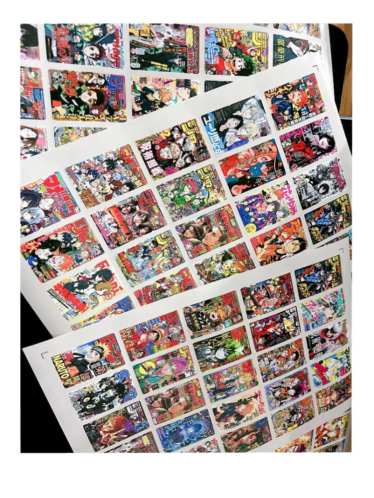 100-Piece Anime Poster Sticker Pack – Aesthetic Graffiti Stickers for Phone Cases, Guitars, Skateboards & Home Décor