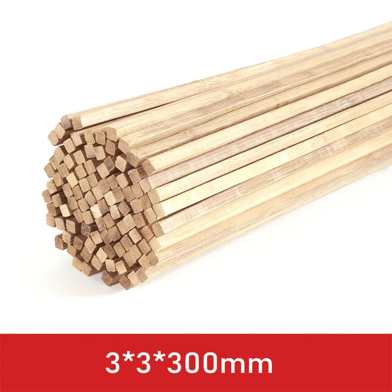 20–50pcs Balsa Wood Sticks Craft Square Rods